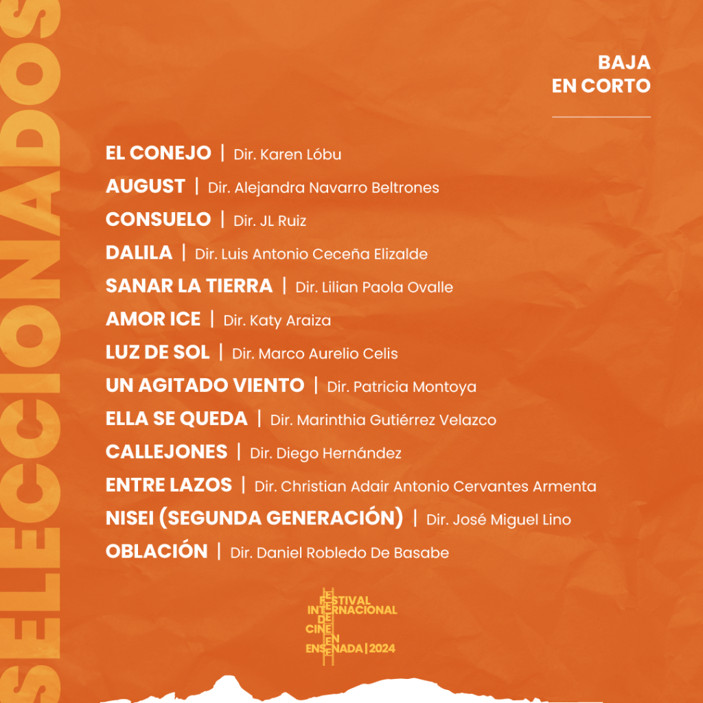Selección Oficial del Festival Internacional de Cine en Ensenada en la categoría Baja en Corto